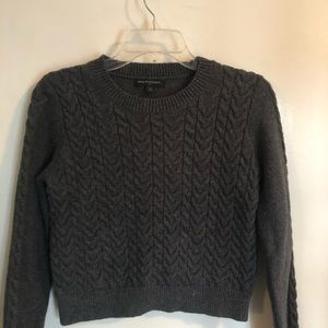 Banana Republic charcoal knit sweater